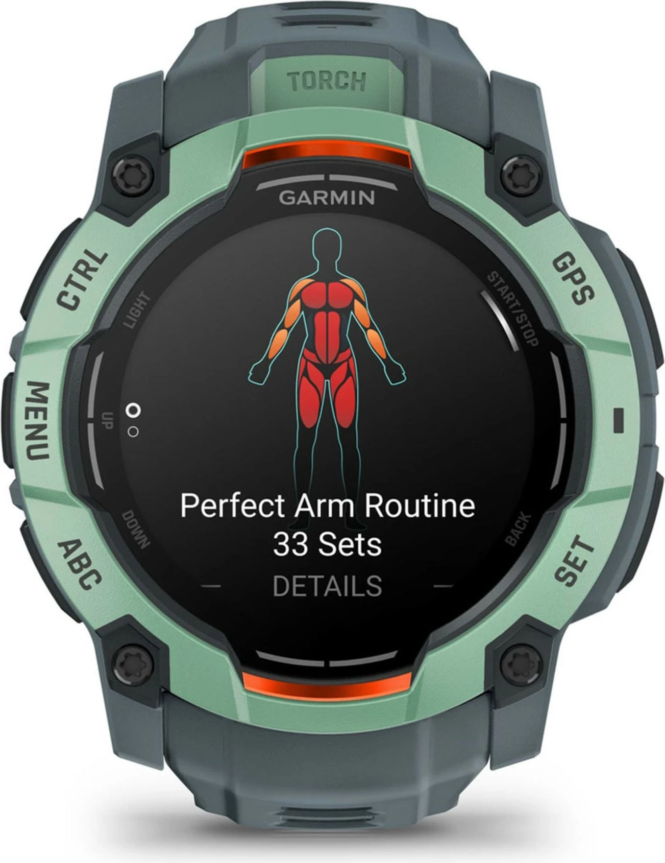 Pametna ura Garmin Instinct 3 AMOLED, 4 GB, GPS, siva