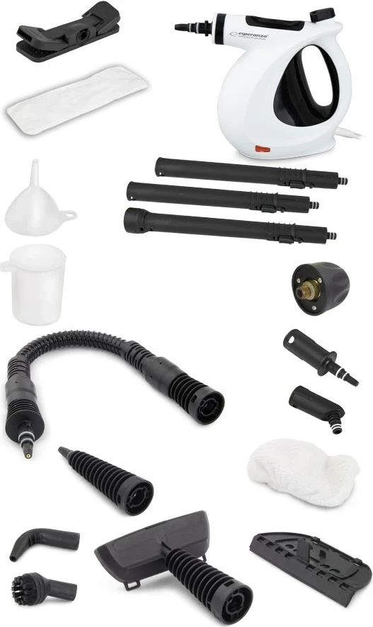 Prašnik na paro, 0,35 L, 900 W, bel - Esperanza EHS008