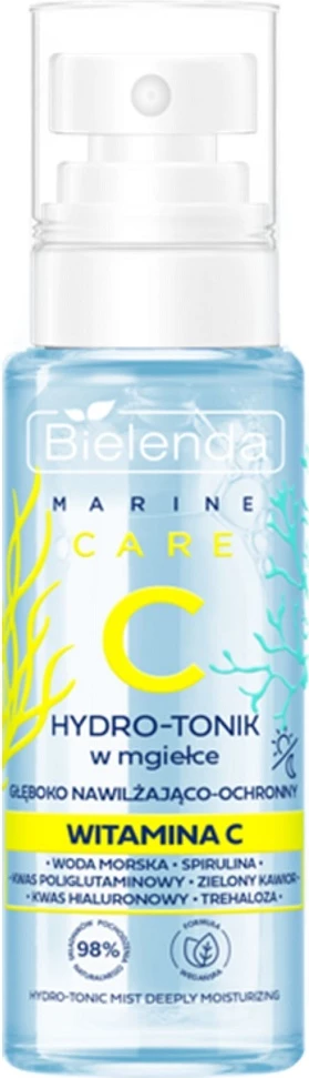 Intenzivno vlažilni tonik v spreju za obraz Bielenda C Marine Care Deep Hydrating Hydro-Tonic, 100 ml