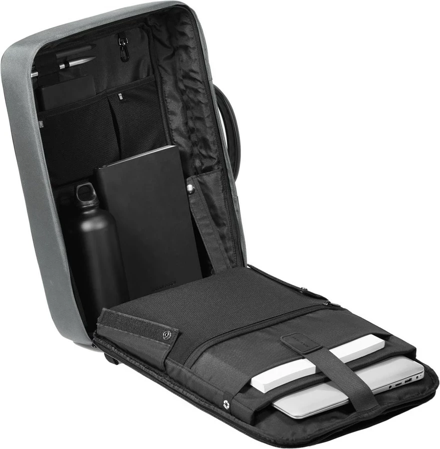 Prostoren nahrbtnik/denarnica XD Design Bobby Bizz 2.0, 14 L, siv