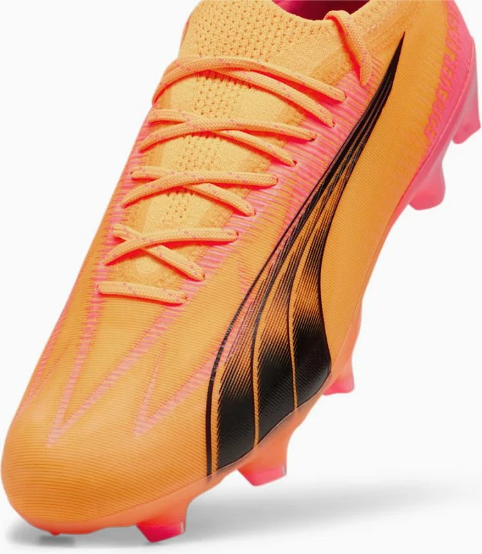 Nogometni čevlji za moške, oranžni Puma Ultra Ultimate M 107744-03