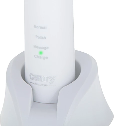 Sonična zobna ščetka Adler CR 2173, 48.000 gibov/min, 3 načini, IPX7, 180 min baterija, bela, komplet z 2 glavama + potovalna škatla