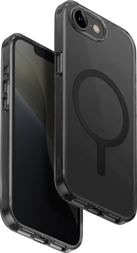 Ovitek za telefon LifePro Magclick Charging za iPhone 16e, UNIQ, črn