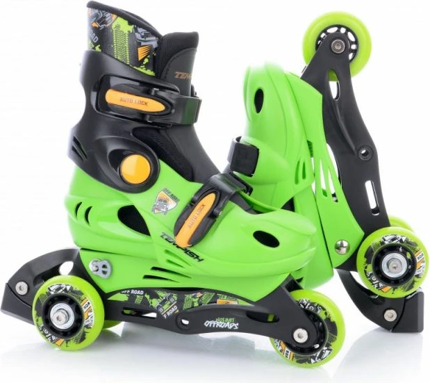 Otroški rolerji Tempish za deklice, črni in zeleni