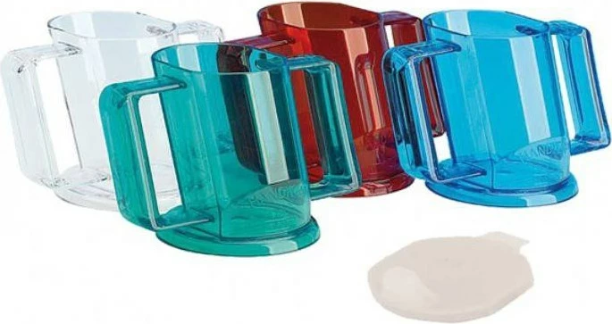 Kavelj za osebe s posebnimi potrebami SUNDO, rdeč