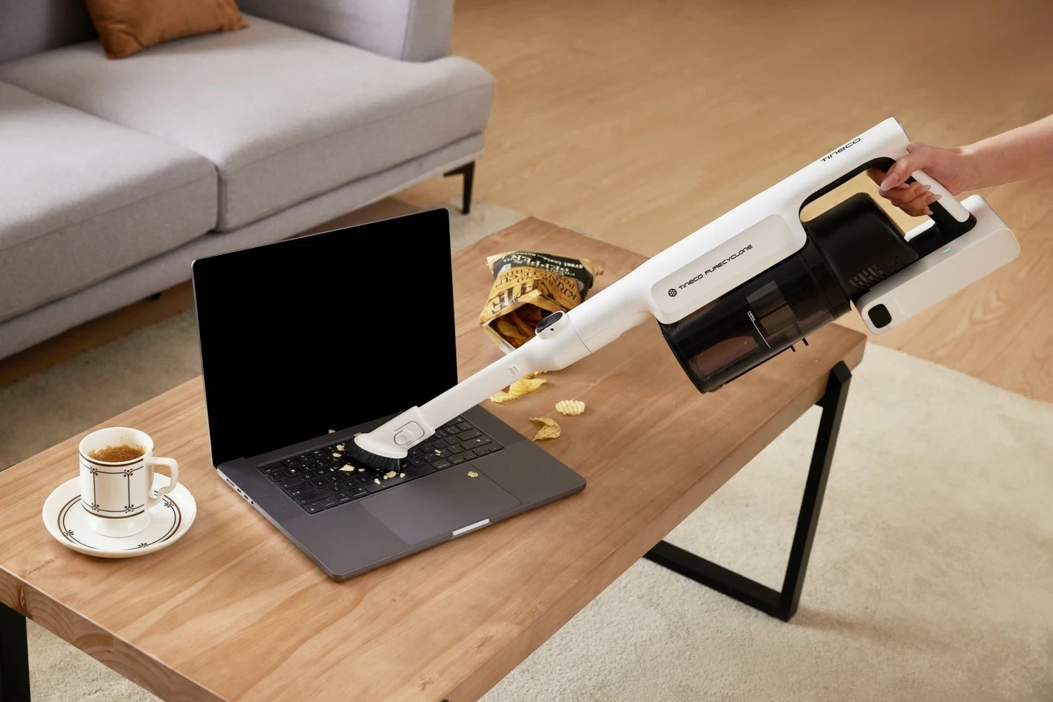 Brezžični sesalnik Tineco A30S PLUS, bel-siv