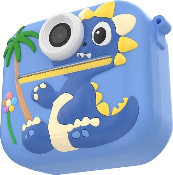 Fotoaparat, 48 MP, takojšnje tiskanje, 13 dodatkov, bel, Tracer DinoCam