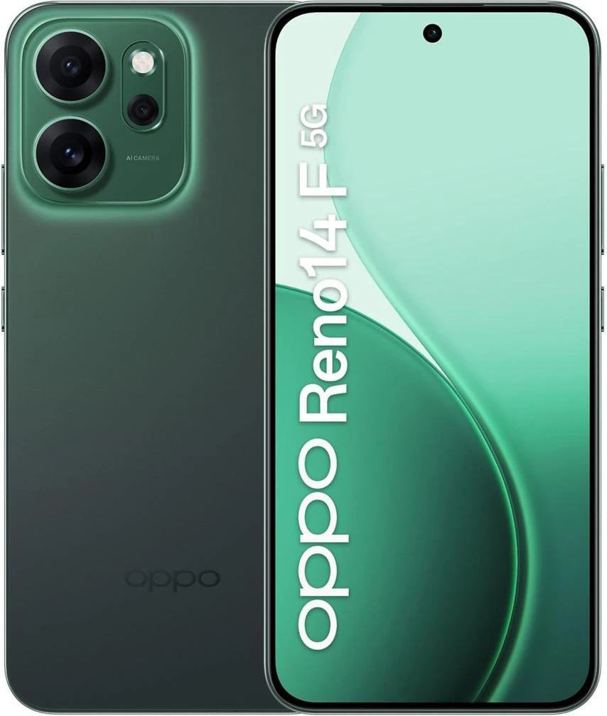Pametni telefon OPPO Reno 14F 8+256GB 5G, Luminous Green