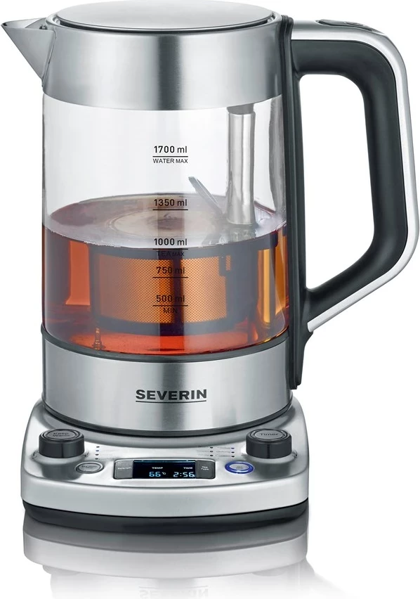 Električni grelnik vode Severin WK 3422, 1,7 L, 3000 W, inox Električni grelnik vode Severin WK 3422, 1,7 L, 3000 W, inox