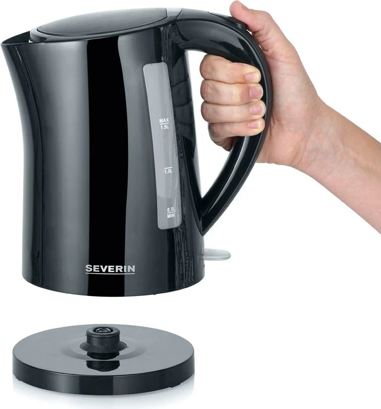 Električni kavni grelnik 1,5 L 2200 W, črn Severin WK 3498