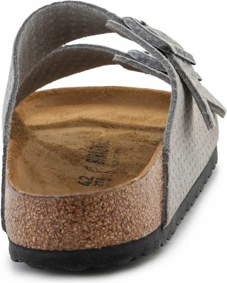 Copati za moške, sivi, Birkenstock Arizona BS M 1026988