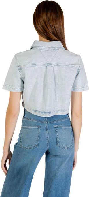 Bluza svetlo modra Tommy Hilfiger Jeans, za ženske