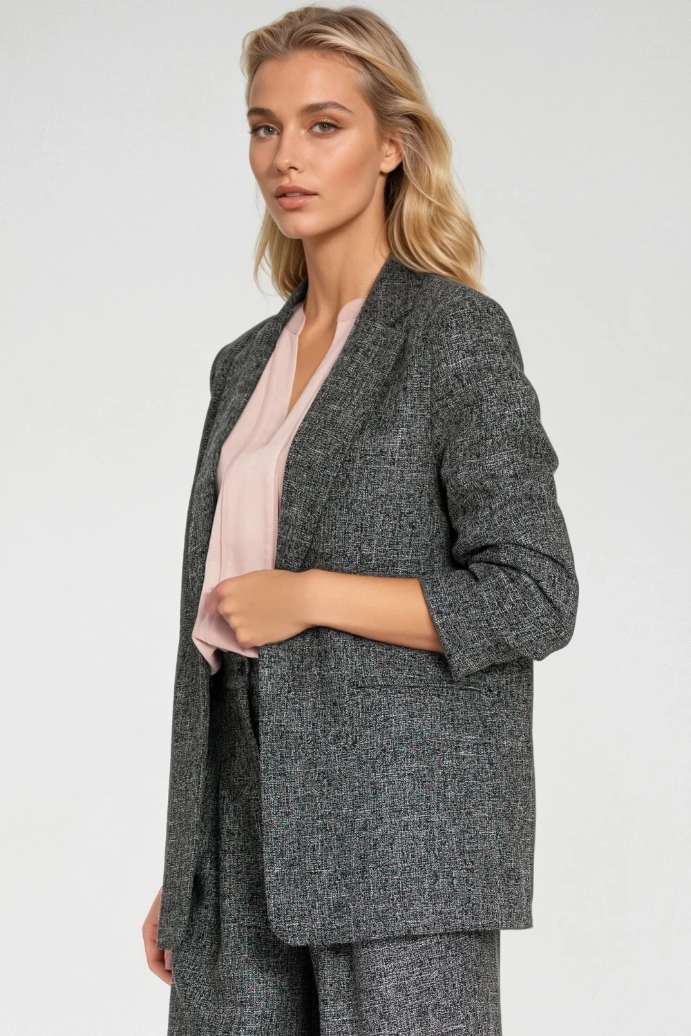 Ženski blazer Nife 217597, črn
