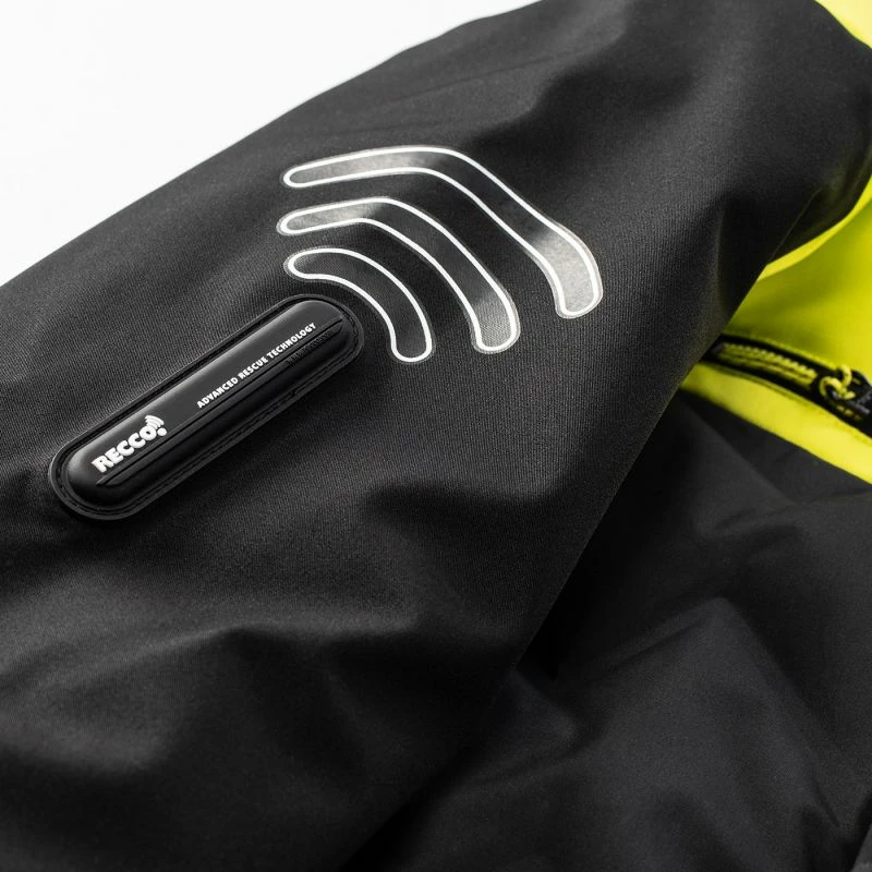 Smučarska jakna za moške Iguana, črno-rumena