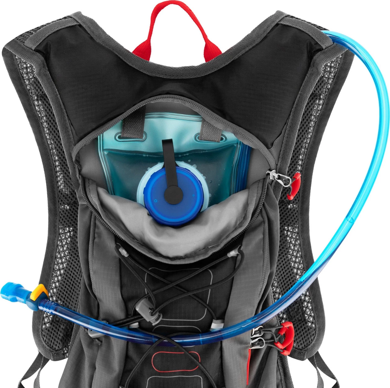 Nahrbtnik unisex Spokey, črno-rdeč