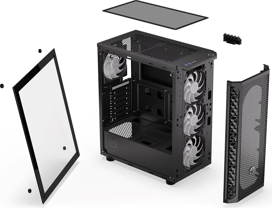 Kompaktna črna ohišje ENDORFY SIGNUM 300 ARGB