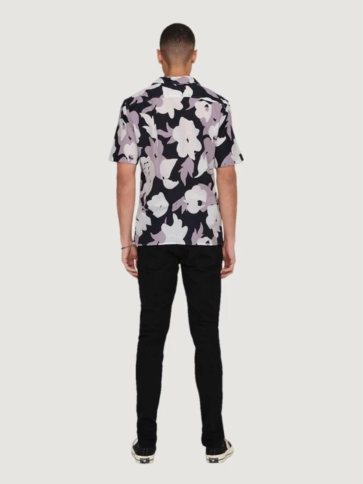 Srajca za moške, lila, Only & Sons