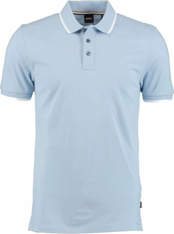 Polo majica Boss za moške, modra