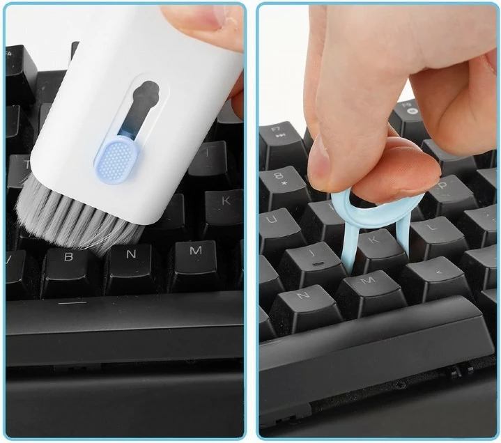 Komplet za čiščenje 7-v-1 za elektronske naprave, bel, Gembird CK-LCD-07