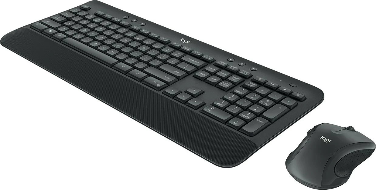 Brezžična tipkovnica in miška Logitech MK545 ADVANCED, QWERTY, črna