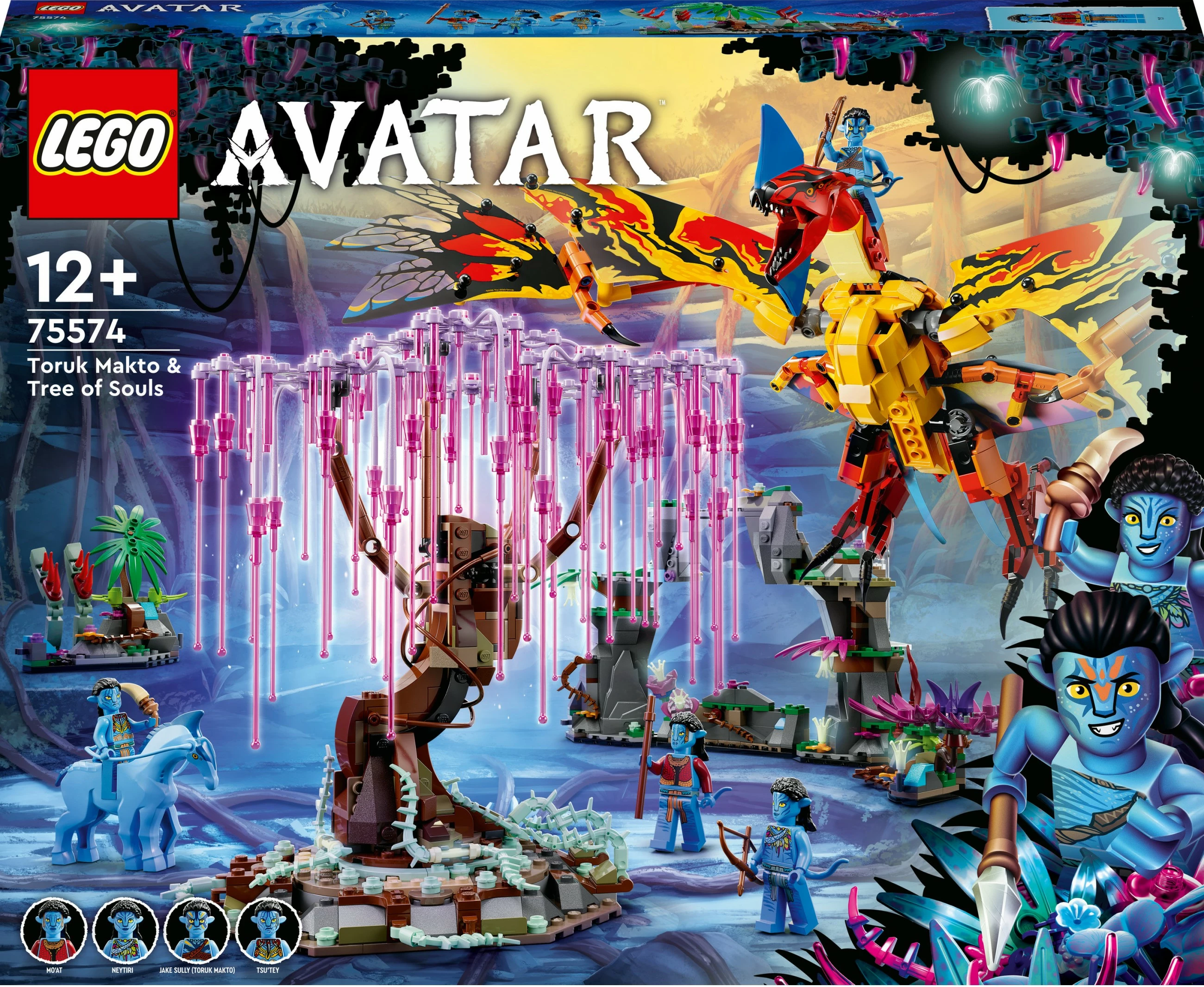 Set za gradnjo Avatar Toruk Makto in Drevo duš, LEGO, 1212 kosov, plastika, večbarven