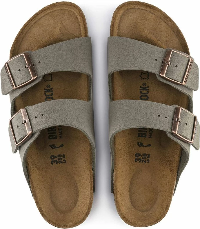 Natikače Birkenstock, sive, za moške/ženske