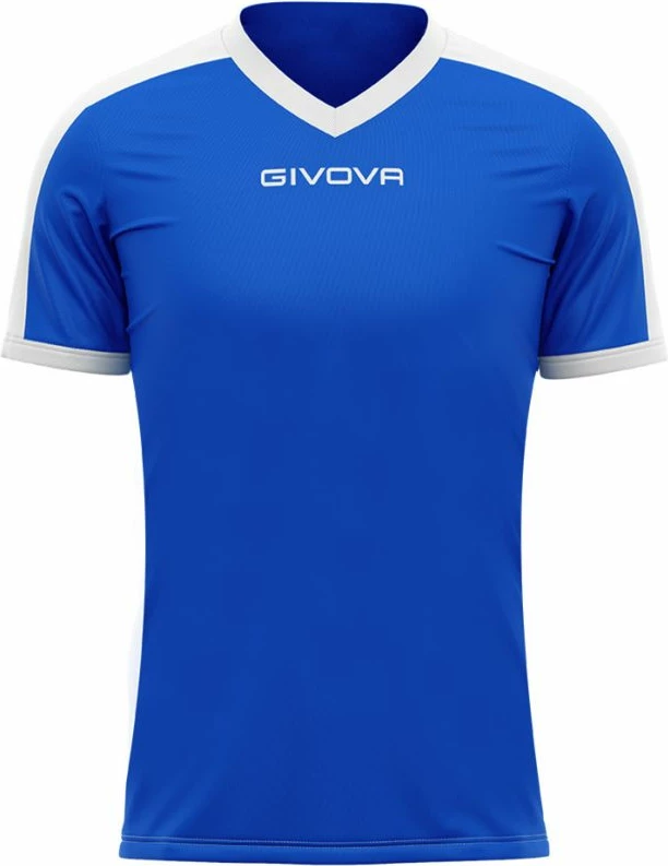 Majica Givova Revolution Interlock za moške, modro-bela