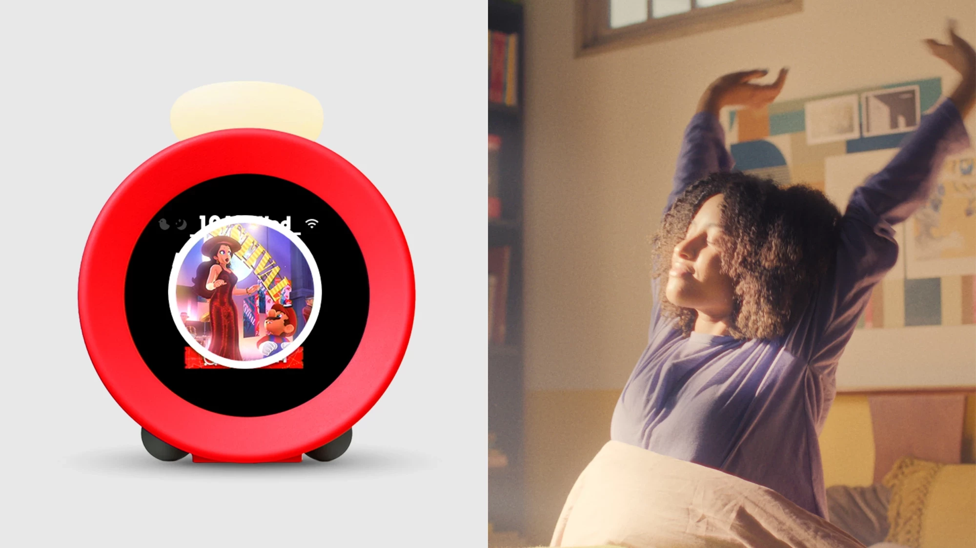 Budilka Nintendo Alarmo, rdeča