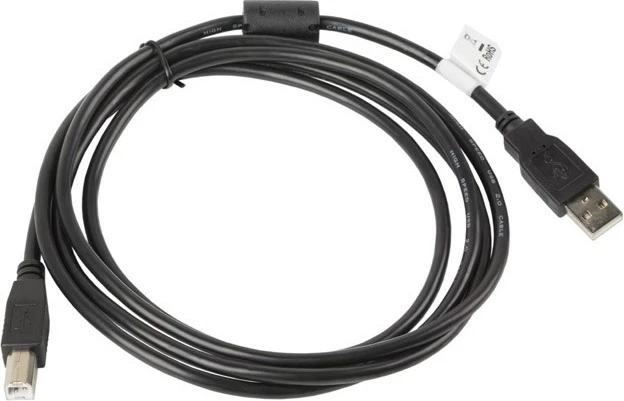 USB kabl, 1,8 m, USB 2.0, črn — Lanberg CA-USBA-11CC-0018-BK