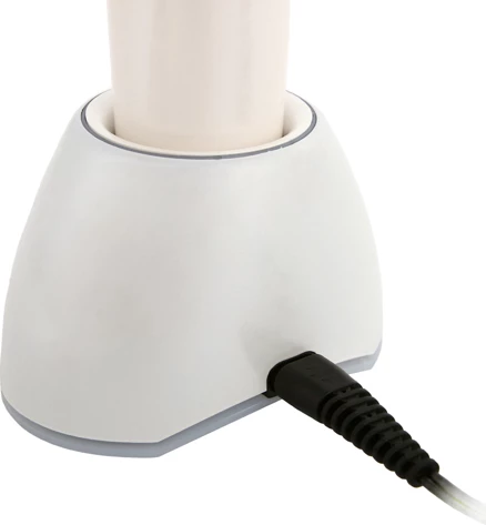 Strižnik Adler AD 2827, Li-Ion 2200 mAh, 5 ur, keramično/titanijasto rezilo, 2 hitrosti, 4 glavniki 3–12 mm, bel