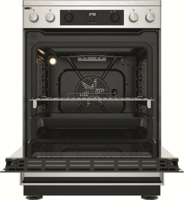 Indukcijski štedilnik s pečico Whirlpool WS68V8CCXT, 4 kuhališča, inox