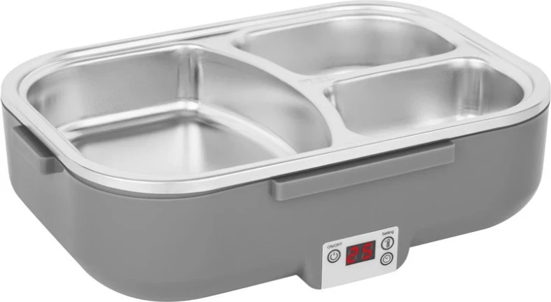 Električna škatla za kosilo N'oveen LB640 LED, temno siva