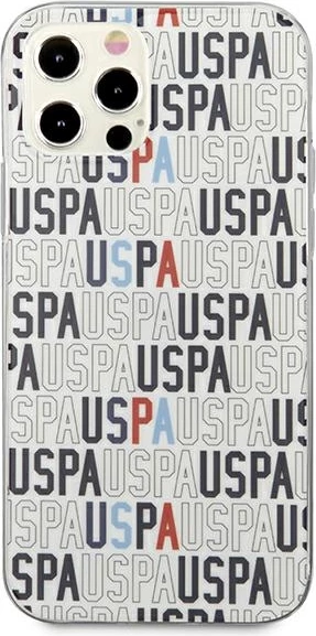 Ovitek Logo Mania za iPhone 12 Pro Max, U.S. Polo Assn. USHCP12LPCUSPA6, bel