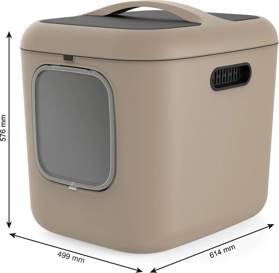 Kutija za mačji pesek Rotho Biala XL, cappuccino