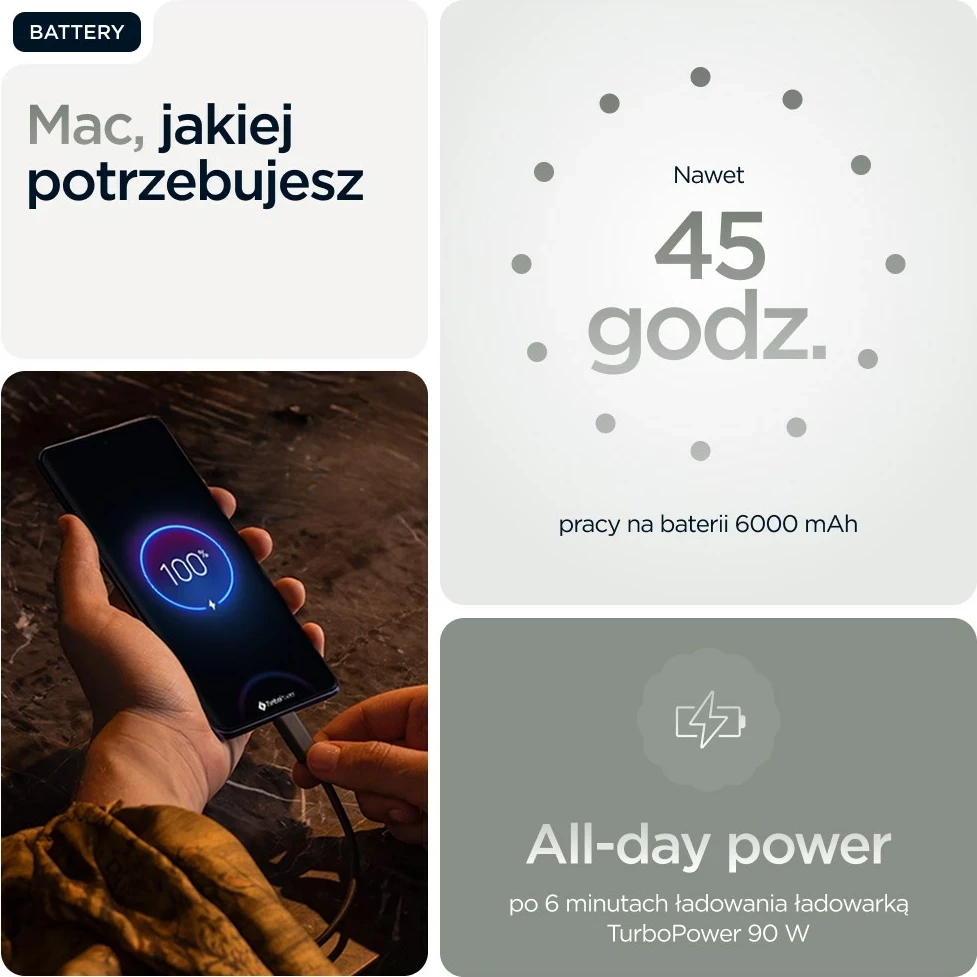 Pametni telefon Motorola edge 60 pro, 6,67", 12 GB RAM, 512 GB, siv