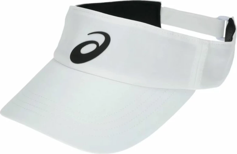 Visor kapa Asics, bela, za moške in otroke