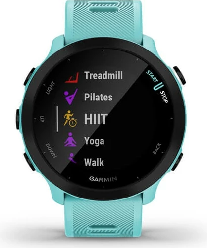 Pametna ura za šport Garmin Forerunner 55, 1,04", GPS, turkizna