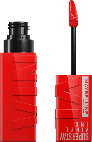 Blesčeč tekoči šminka Super Stay Vinyl Ink 25 Red-Hot, Maybelline, 4,2 ml