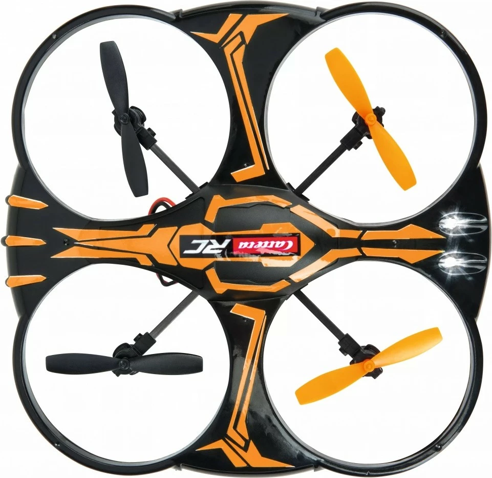 Dron Carrera X2 RC, 2,4 GHz, 17,6 cm, črn/oranžen