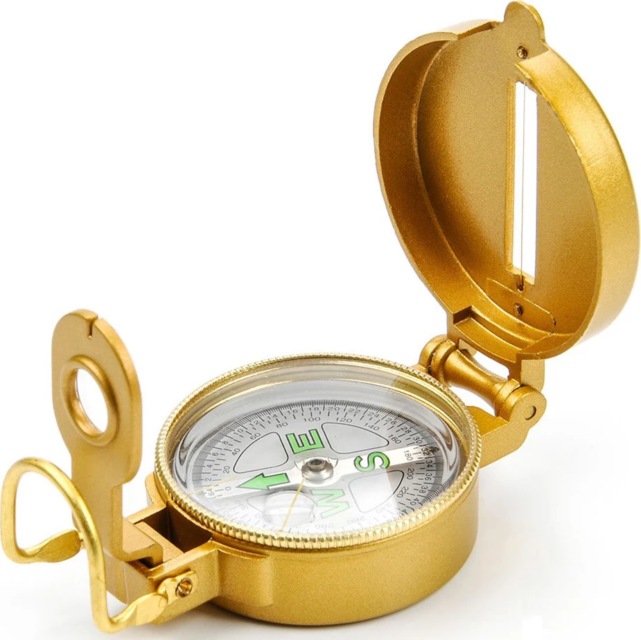 Kovinski kompas Meteor, zlate barve
