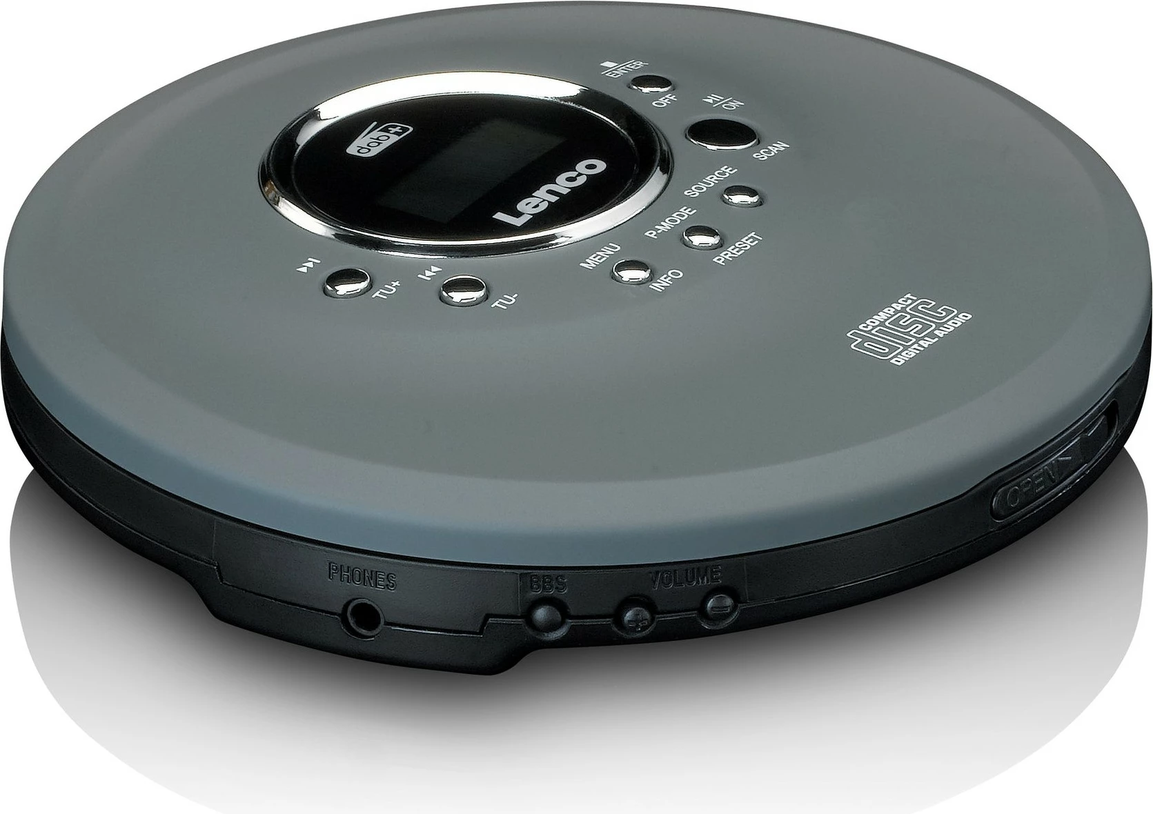 Prenosni CD predvajalnik Lenco CD-400, MP3, LCD zaslon, slušalke, antracit Prenosni CD predvajalnik Lenco CD-400, MP3, LCD zaslon, slušalke, antracit