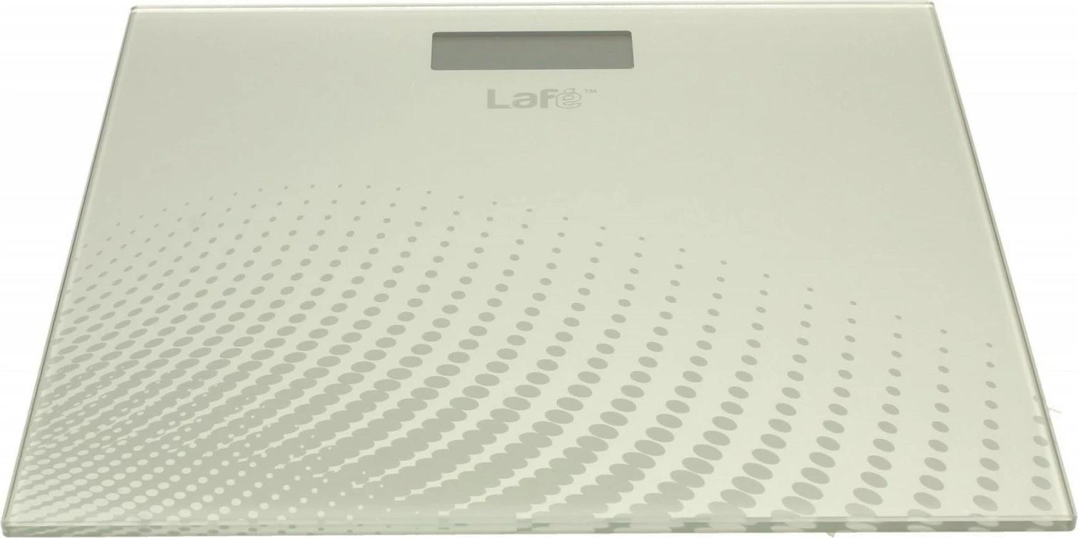 Elektronska kopalniška tehtnica Lafe WLS001.1, dekorativno steklo, bela