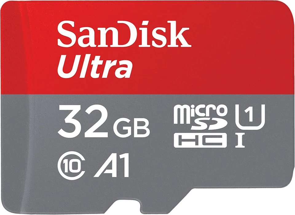 Kartica microSD SanDisk Ultra 32 GB, Class 10, UHS-I, siva/rdeča Kartica microSD SanDisk Ultra 32 GB, Class 10, UHS-I, siva/rdeča
