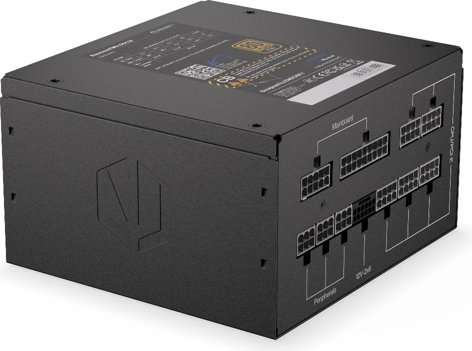 Napajalnik Endorfy Supremo FM6 Gold 1000W, modularen, 80 PLUS Gold, črn