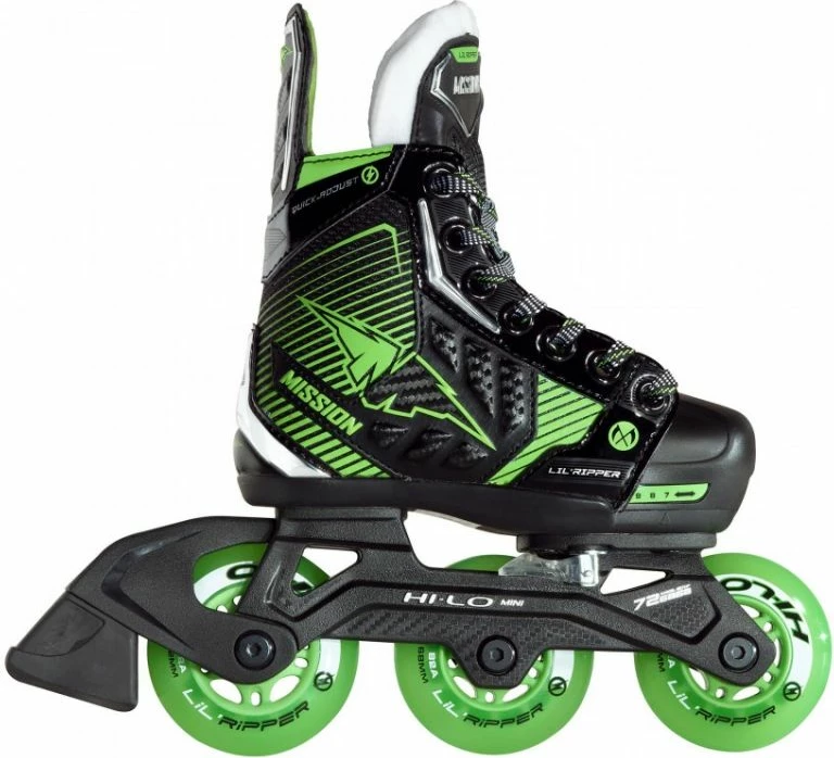 Otroške nastavljive ročke Mission, črno-zelene