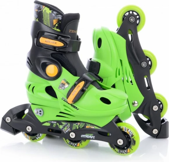 Otroški rolerji Tempish za deklice, črni in zeleni