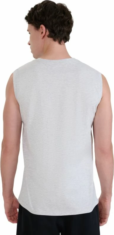 Brezrokavnik iz bombaža 4F, siv - moška majica