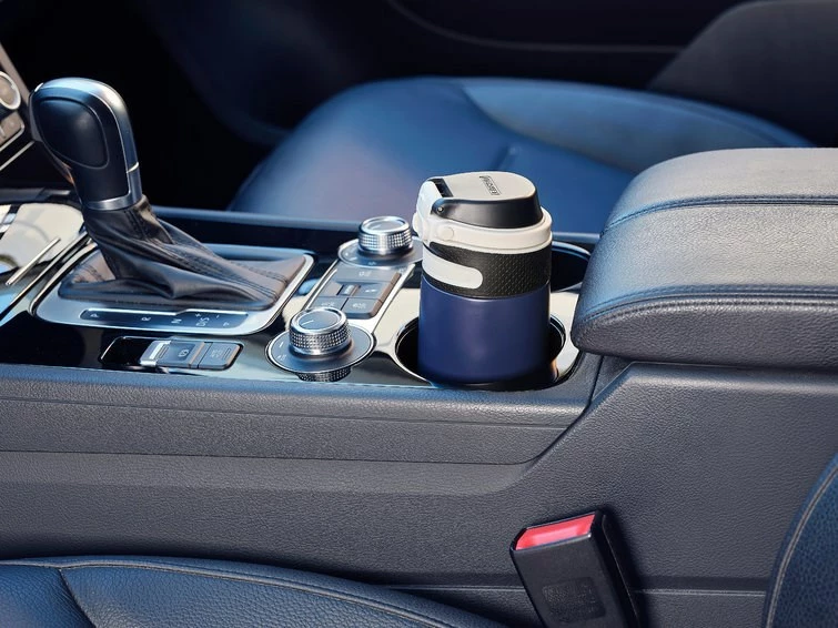 Termovka 350 ml, nerjaveče jeklo, črno/modra Leifheit 3247