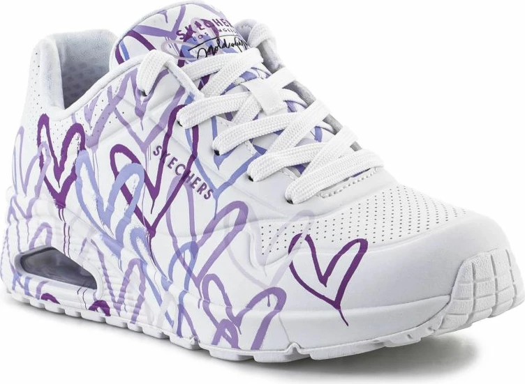 Superge za ženske Skechers, belega barve