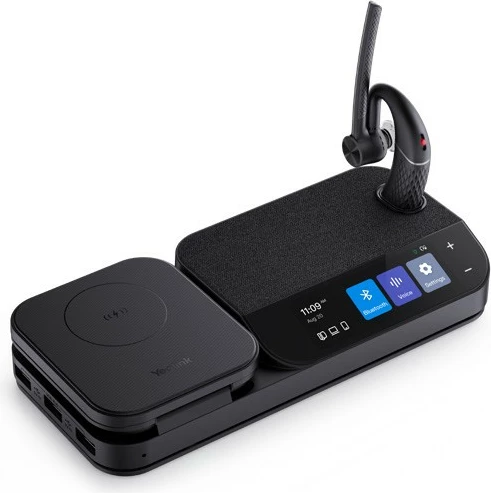 Brezžične slušalke Yealink BH71-WORKSTATION, 100 - 20000 Hz, pisarna/klicni center, 18 g, črne